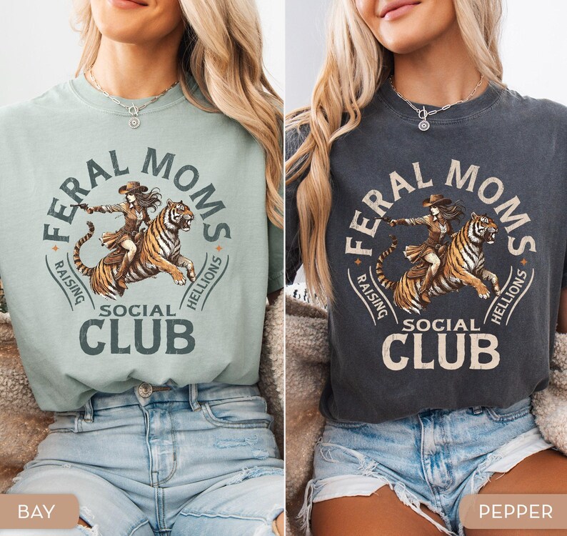 Camiseta "Fal Mom" de Comfort Colors® para el Día de la Madre - Regalo para mamá - Camiseta divertida "Vida de mamá" - Regalo para mamá primeriza - Camiseta "Maternidad" imagen 4