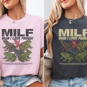 Comfort Colors® Man I Love Frogs Shirt, Frog Meme TShirt, Amphibian Tee, Cute Frog Lovers T Shirt, Funny Saying T-Shirt, Frog Lover Gift image 5