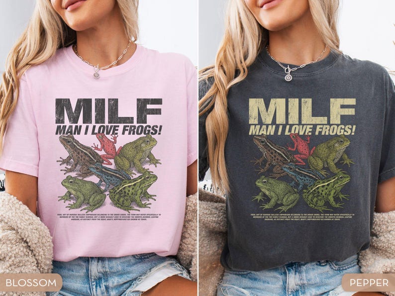 Comfort Colors® Man I Love Frogs Shirt, Frog Meme TShirt, Amphibian Tee, Cute Frog Lovers T Shirt, Funny Saying T-Shirt, Frog Lover Gift image 5