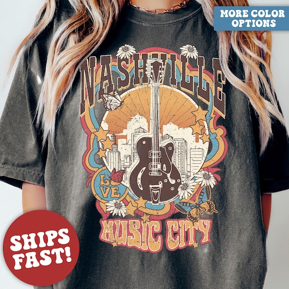 Comfort Colors Tennessee Western Shirt, Country Music Shirt, Vintage Nashville T-Shirt