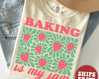 Comfort Colors© Funny Baking Shirt Home Baker Shirt Baking Moms Gift Bakers Cookie Mom Shirt