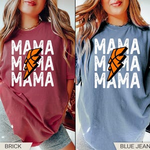 Comfort Colors Custom Basketball Mom Shirt, Basketball Team Shirt, Mama Basketball Season Tee, Sports Mom Tee, Basketball Game Day Shirt image 3
