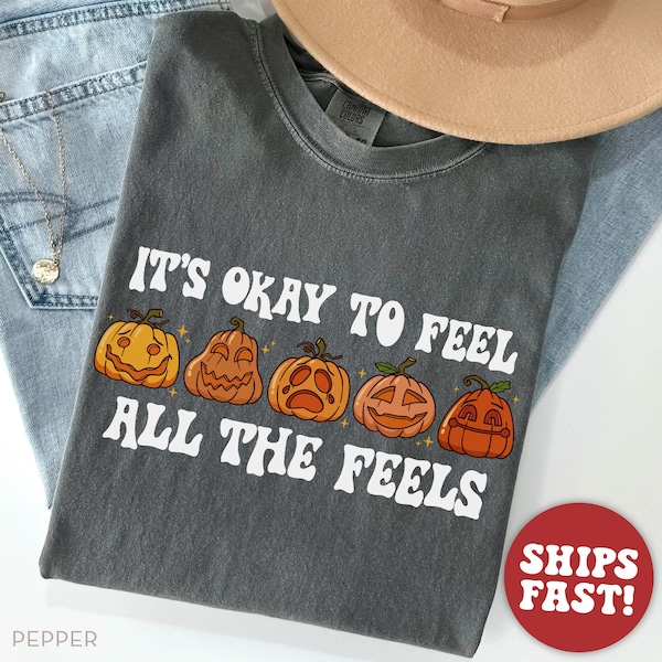 Camiseta de salud mental Comfort Colors®, camiseta de Halloween para maestros, camiseta de ansiedad, camiseta para consejeros escolares, regalos para educación especial, psicólogo escolar