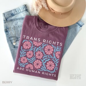 Comfort Colors® Trans Rights Shirt, Equal Rights Shirt, Protect Trans Shirt, Social Justice Shirt, LGBTQ Shirt image 5