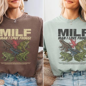Comfort Colors® Man I Love Frogs Shirt, Frog Meme TShirt, Amphibian Tee, Cute Frog Lovers T Shirt, Funny Saying T-Shirt, Frog Lover Gift image 6