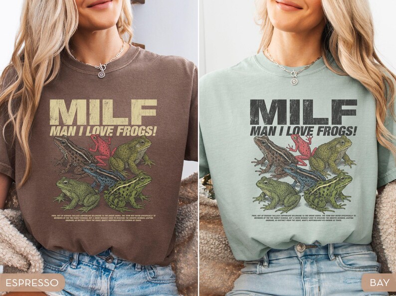 Comfort Colors® Man I Love Frogs Shirt, Frog Meme TShirt, Amphibian Tee, Cute Frog Lovers T Shirt, Funny Saying T-Shirt, Frog Lover Gift image 6