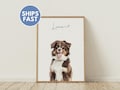Custom Pet Portrait from Photo, Dog Portrait Gift, Personalized Dog Painting for Dog Mom, Custom Dog Art Print, Pet Portrait Frame product logo