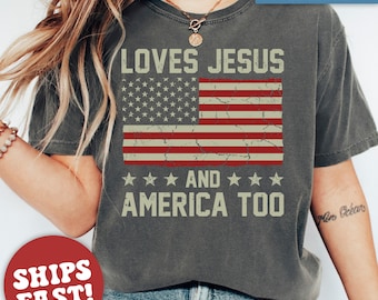 Comfort Colors 4th of July Shirt, Christian Shirt, Fourth of July T-Shirt, Religious USA Shirt, Independence Day, American Patriotic Shirt