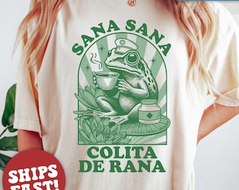 Comfort Colors® Latina Shirt, Mom Shirt, Latina Mom Gift, Dia De Las Madres, Sana Sana Colita De Rana