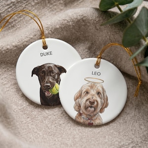 Custom Pet Ornament, Personalized Dog Ornament, Dog Remembrance Gift, Custom Dog Ornament for Personalized Ornament Gift bild 12