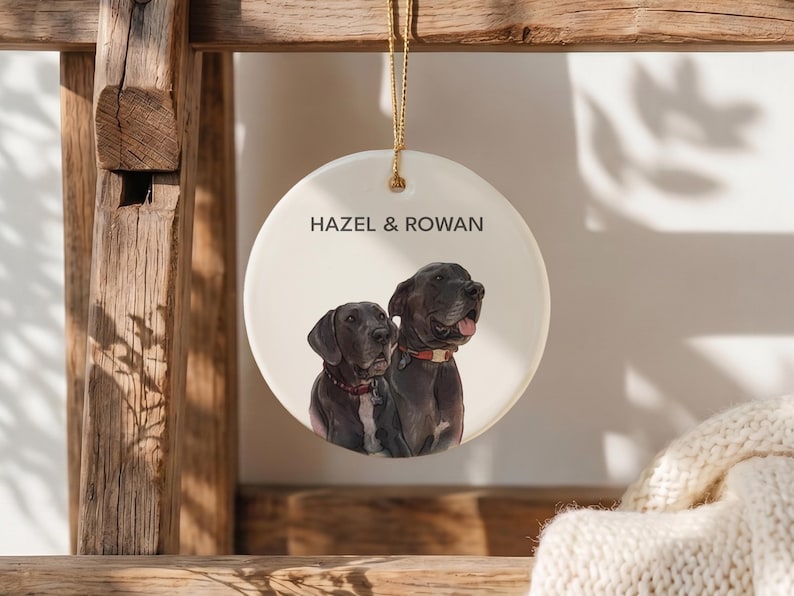 Custom Pet Ornament, Personalized Dog Ornament, Dog Remembrance Gift, Custom Dog Ornament for Personalized Ornament Gift bild 8