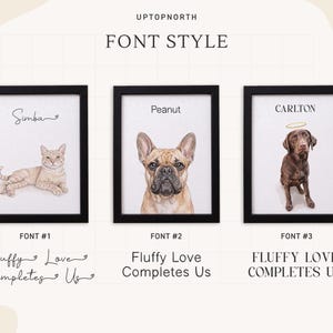 Custom Cat Portraits Using Pet Photo, Cat Lovers Gift for Cat Mom, Cat Portrait for Cat Memorial afbeelding 4
