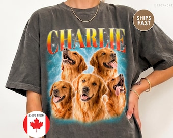 Comfort Colors® Custom Dog Shirt, Custom Pet Shirt, Custom Bootleg Shirt, Dog Remembrance Gift