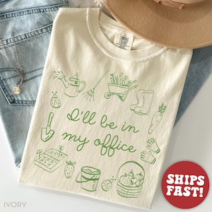 Comfort Colors© Gardening T Shirt Plants Lover Shirt Gardener Gift Cottage Core Shirt