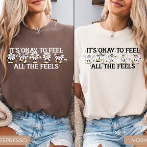 Comfort Colors® Mental Health Shirt, Anxiety Shirt, School Counselor, Special Ed Gifts, School Psychologist imagem 3