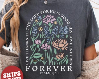 Comfort Colors® Christian Shirt, Christian Gifts, Inspirational Shirt, Religious Shirt, Bible Verse Shirt