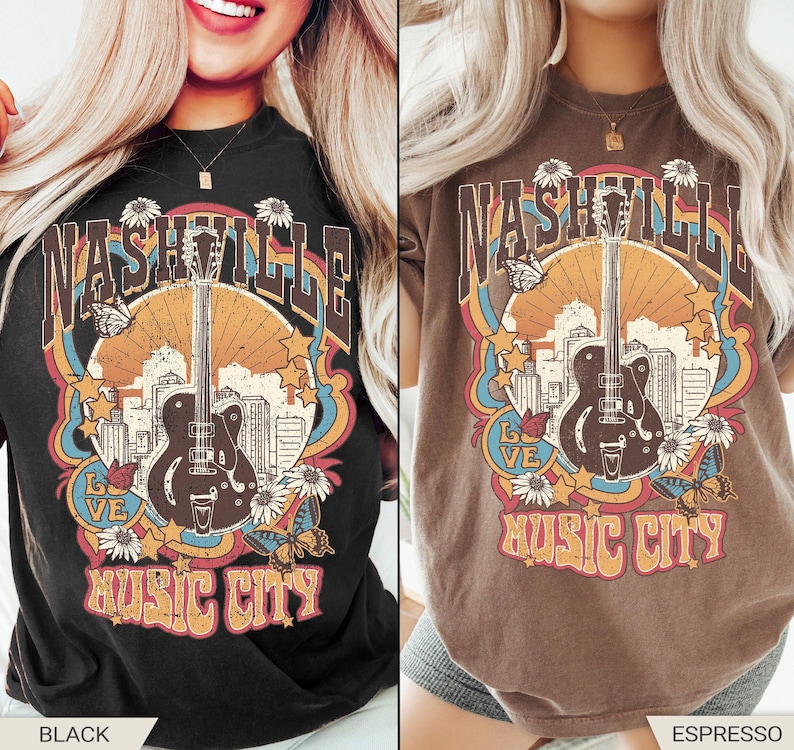Comfort Colors Tennessee Western Shirt, Country Music Shirt, Vintage Nashville T-Shirt image 3