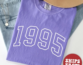 Custom Birth Year Shirt, Birthday Shirt, Comfort Colors, Personalized Birthday Gift, Trendy Birth Year Tee, Birthday Gift, Custom Birthday