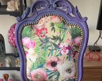 Pink Peony Floral Upholstery Fabric: Autumn Sewing Material (55'')