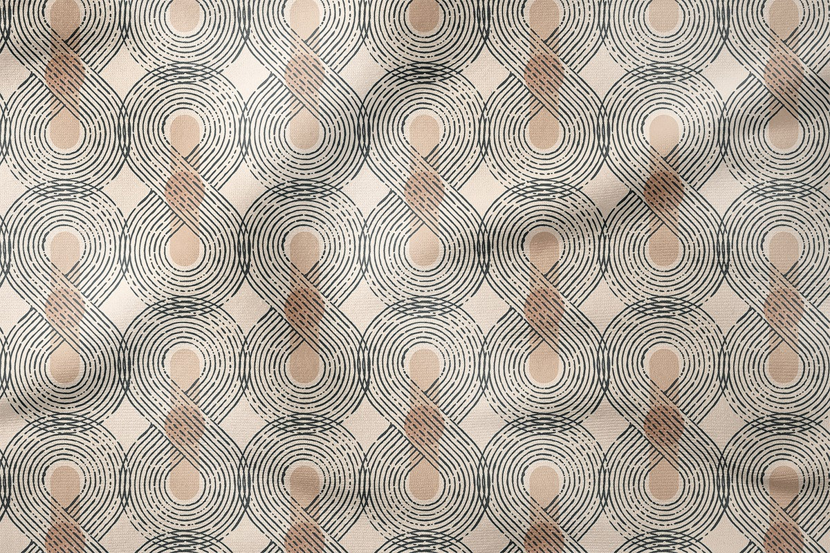 ヴィンテージ　ミッドセンチュリー　生地　大きめ Mid century fabric - Etsy 日本