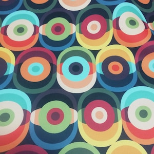 3-Vintage Fabric by the Yard | 40s 50s 60s Fabric | Home Decor | Upholstery Polyester Fabric | Furniture Drapery Sofa Home Textile Material