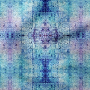 Blue Abstract Geometric Fabric: Upholstery & Drapery