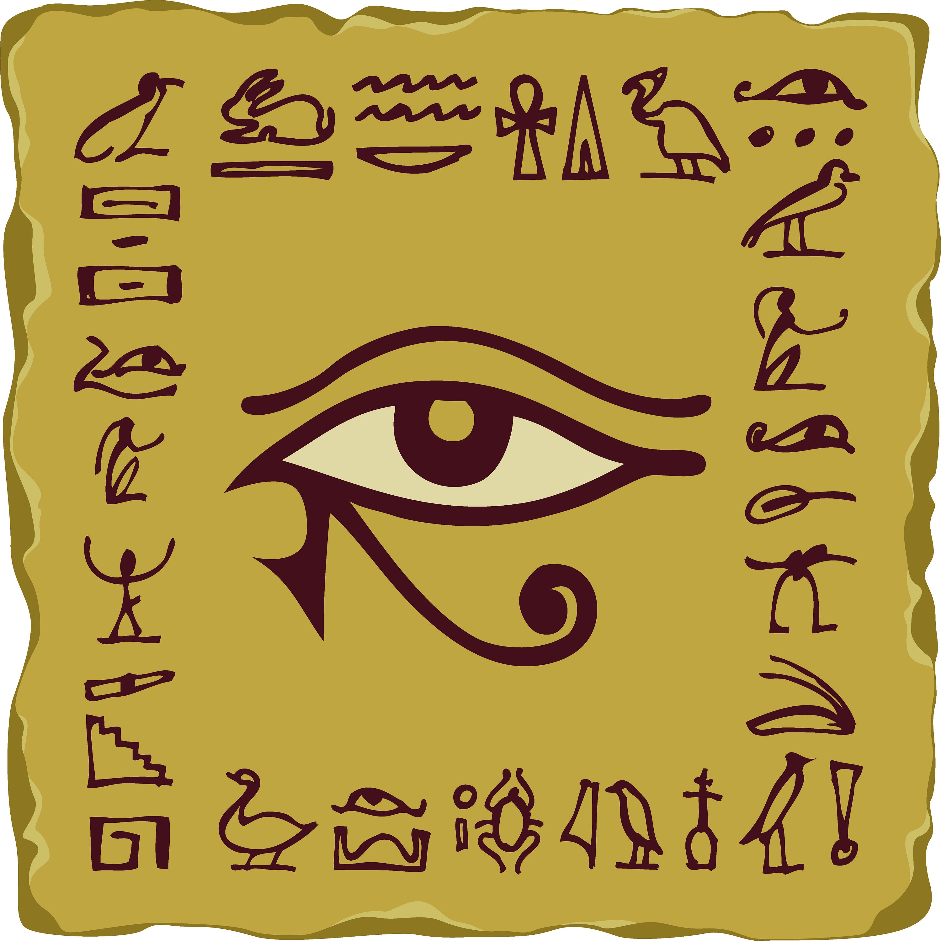 Alte Ägypten Auge des Horus ägyptischen Sprache Hieroglyphen | Etsy