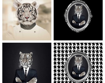 Tiger Fabric: Art Upholstery for Home Decor & Chairs