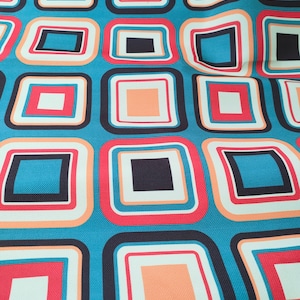 Vintage Stoff Meterware | 40er 50er 60er Jahre Stoff | Wohnkultur | Polsterung Polyestergewebe | Möbel Drapierung Sofa Heimtextilien Material