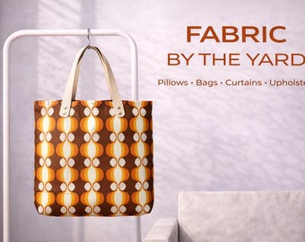 Retro Waves – Mid-Century Modern Geometric Fabric