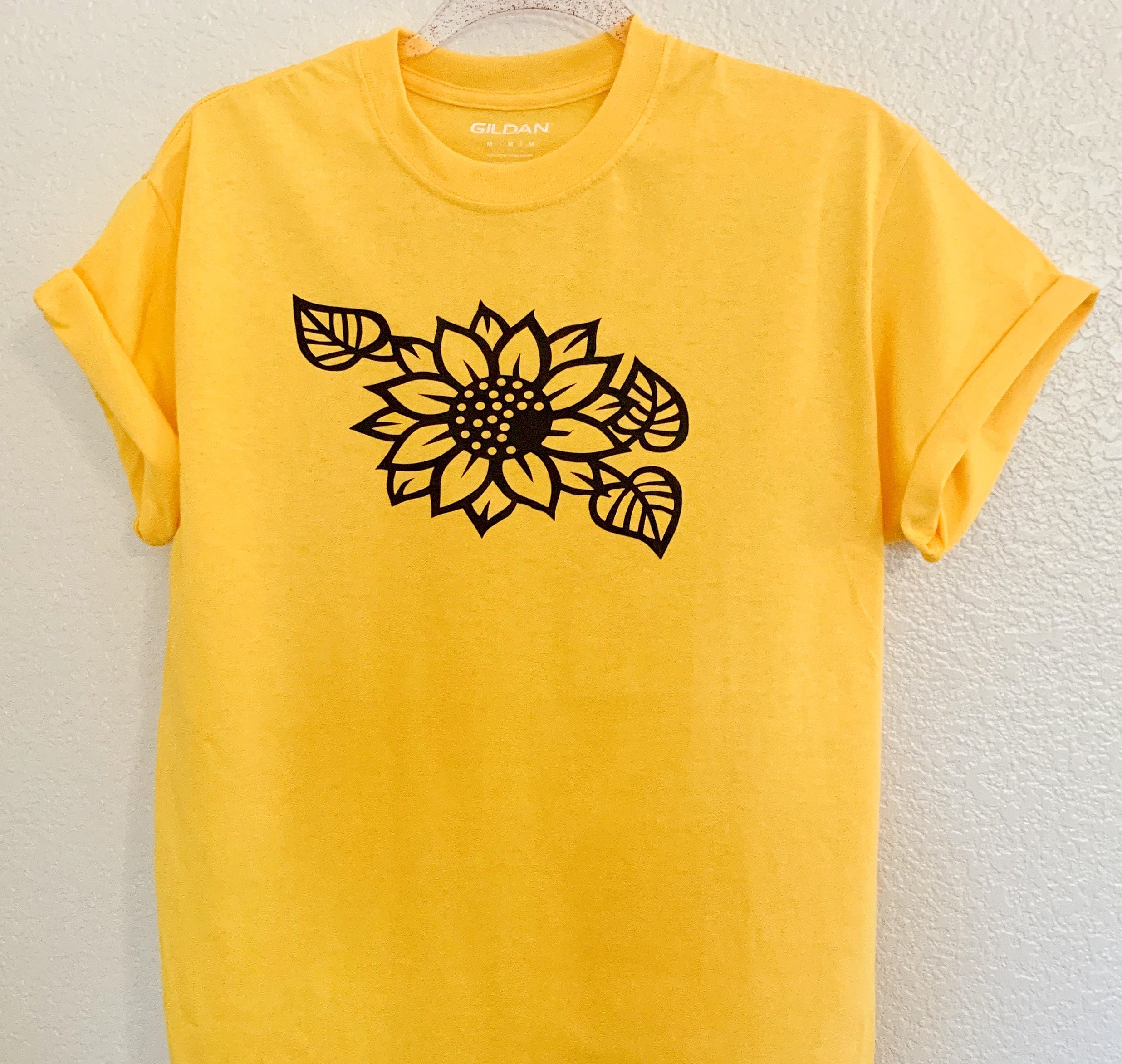 Sunflower Tshirt Yellow Sunflower Shirt Yellow Shirt Etsy