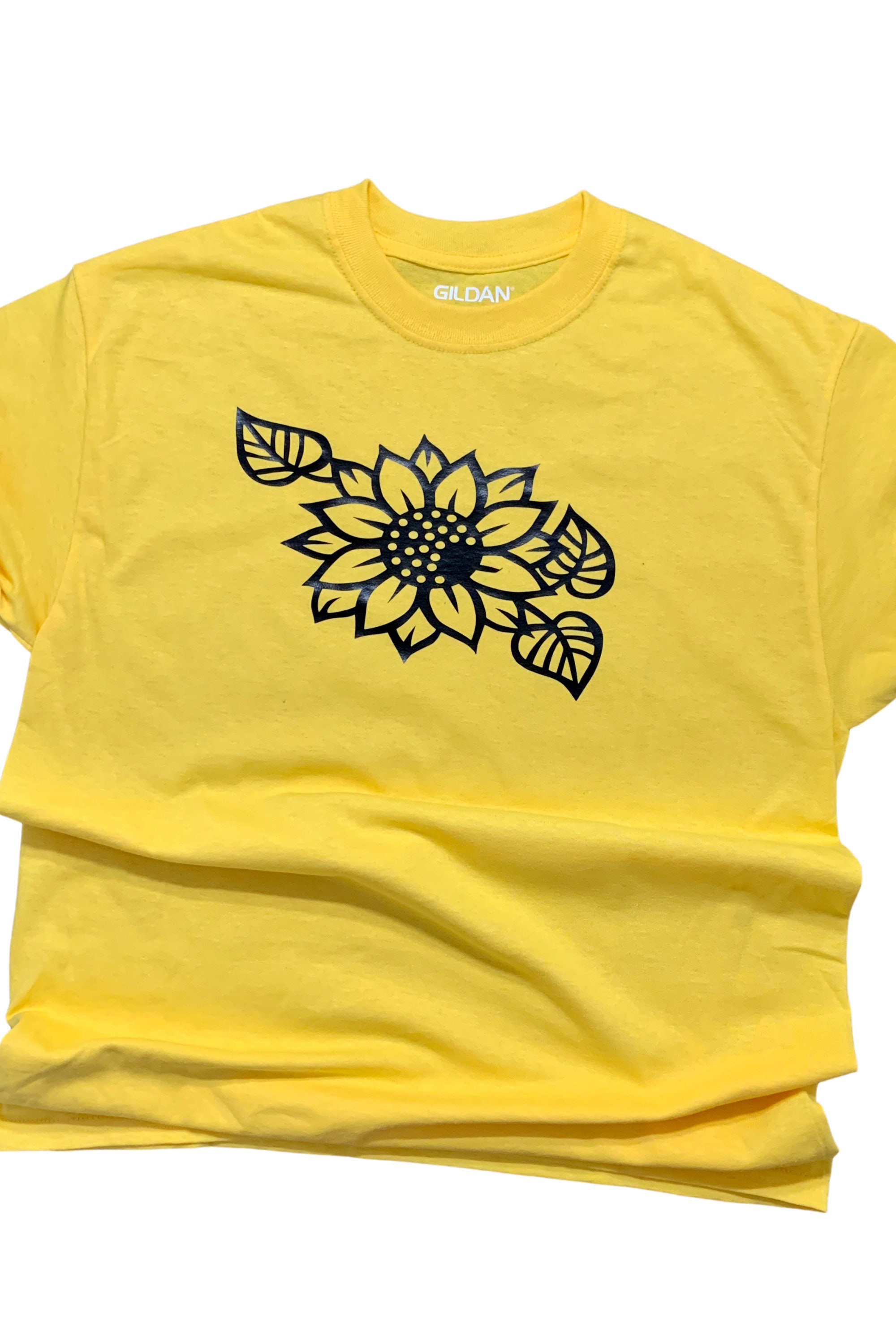 Sunflower T-shirt Yellow Sunflower Shirt Yellow Shirt | Etsy