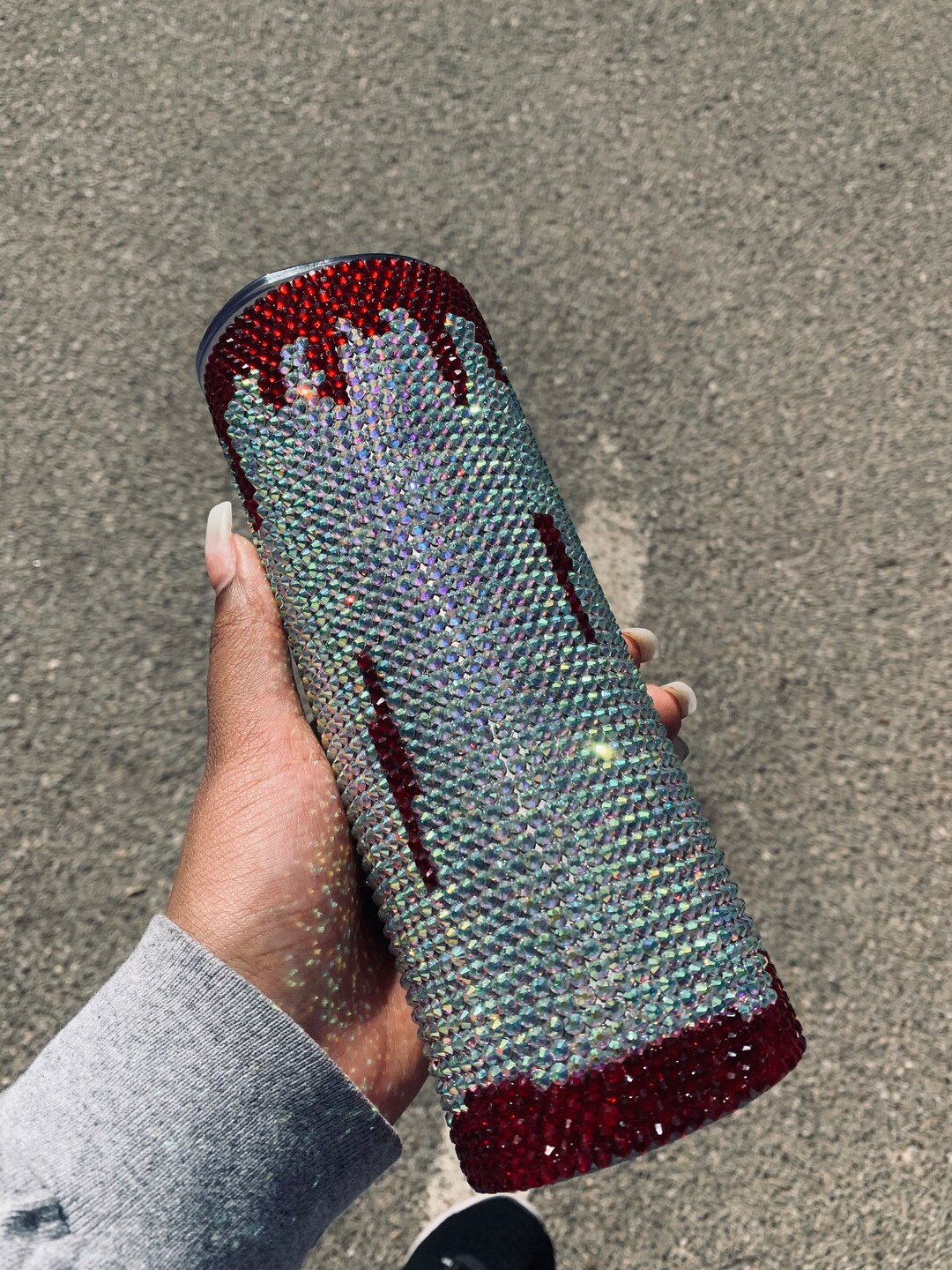 Blood Drip Rhinestone Tumbler - Etsy