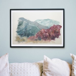 Watercolor Fine Аrt Original Landscape Print