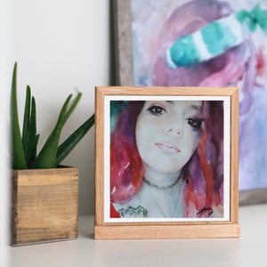 Aquarelle Portrait personnalisé de Photo Peinture Originale Fine Art