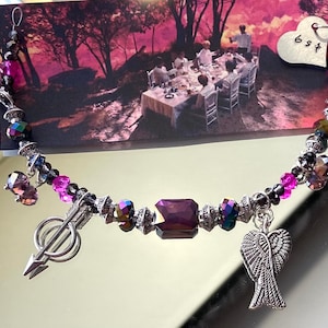 New 2022…Blood Sweat and Tears inspired beaded charm bracelet!