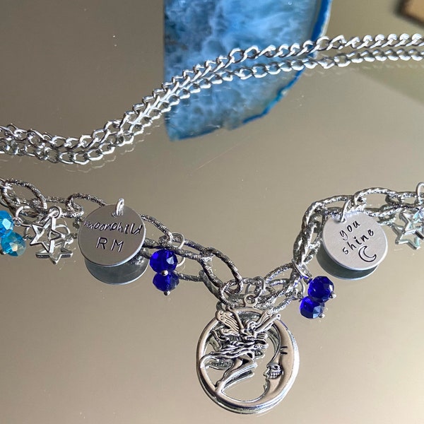 Moonchild by RM inspired charm necklace