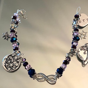 My Universe inspired Beaded Charm Bracelet