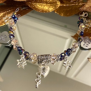Magic Shop inspired beaded bracelet with charms
