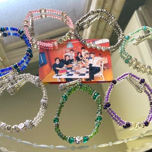 New Mic Colors!!!!!!!BTS inspired  Bias Bracelet (originals also available)