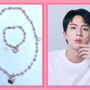 Jin Happy Heart Necklace and Bracelet