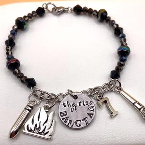 The Rise of Bangtan inspired  Beaded Charm Bracelet
