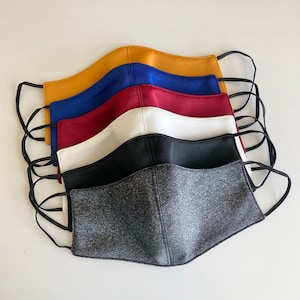 SMALL FACE MASK with Filter Pocket | Teens Mask | Elastic Band