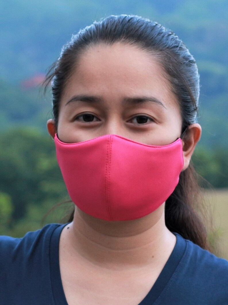 SMALL FACE MASK With Filter Pocket Teens Mask Elastic Band Etsy