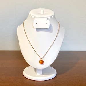 Orange Crystal Necklace