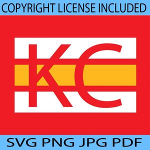 Kansas City SVG | Chiefs | PNG, Pdf, Jpeg | Arrowhead | KC | Football | Mahomes | Kelce | Cut File | Cricut | Silhouette | Digital Download