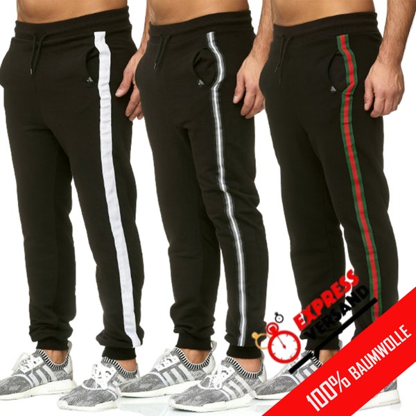 Herren Damen Unisex Jogginghose Sweat Pants Freizeithose Fitnesshose Baumwolle Trainingshose