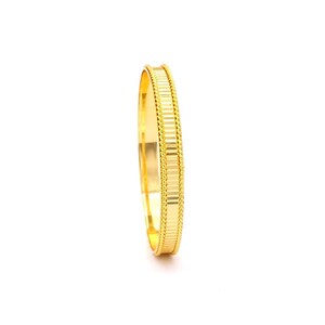 Sazan Ajda Bilezik Altin Gold bangle 22 karat gold plated