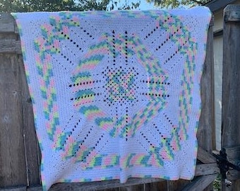 Vintage Crochet Baby Blanket
