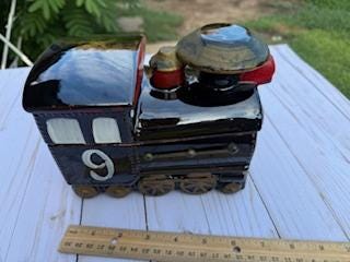 Train Cookie Jar - Etsy